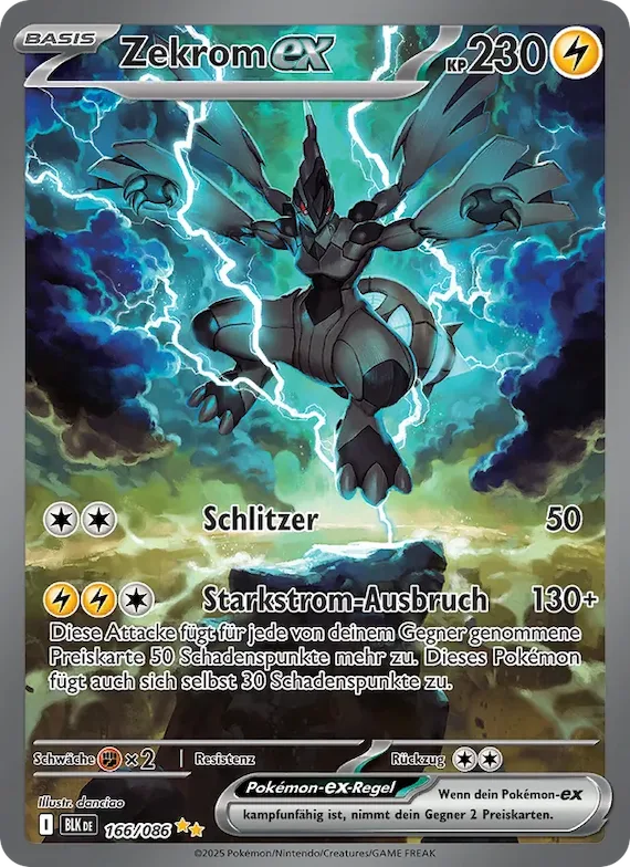 Zekrom-ex 166 – Schwarze Blitze