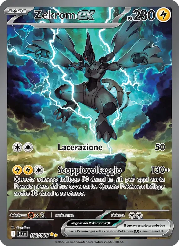 Zekrom-ex 166 – Luce Nera