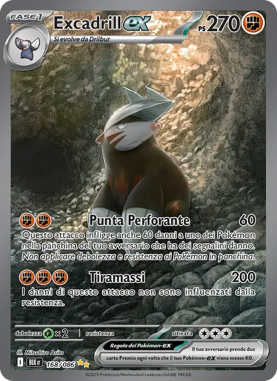 Excadrill-ex 168 – Luce Nera