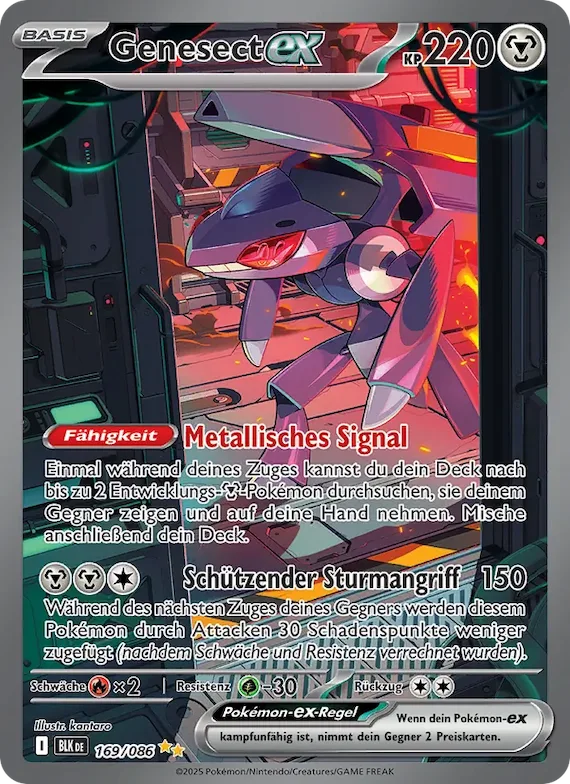 Genesect-ex 169 – Schwarze Blitze