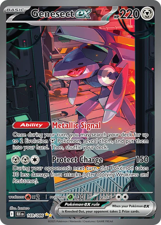 Genesect ex #169 – Black Bolt