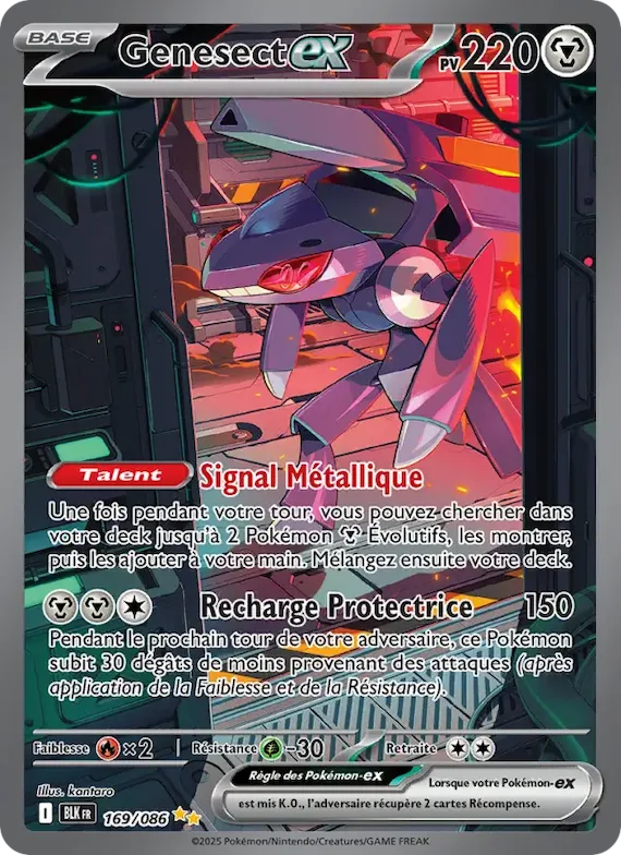 Genesect-ex 169 – Foudre Noire