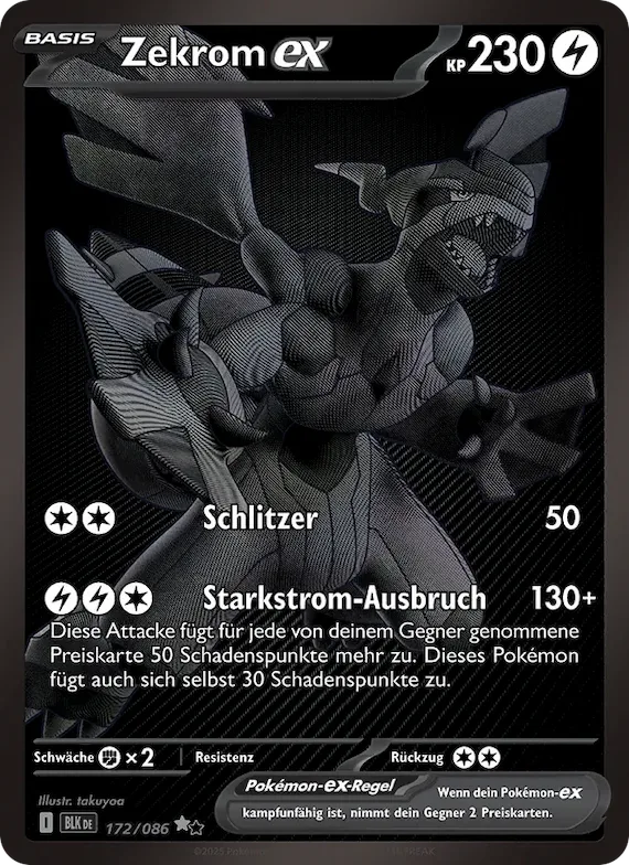 Zekrom-ex 172 – Schwarze Blitze