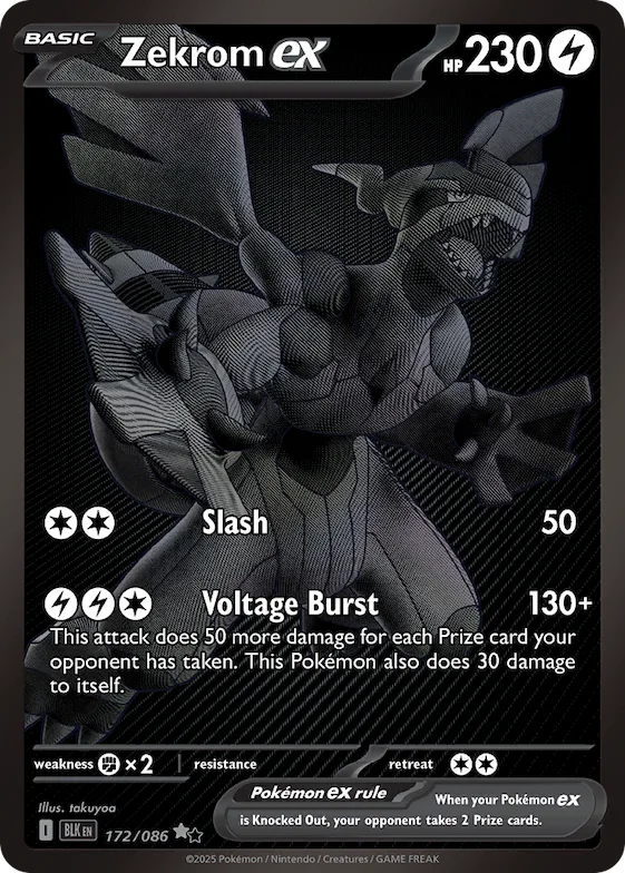 Zekrom ex #172 – Black Bolt