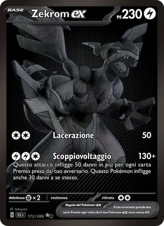Zekrom-ex 172 – Luce Nera