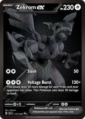 Zekrom ex #172 – Black Bolt