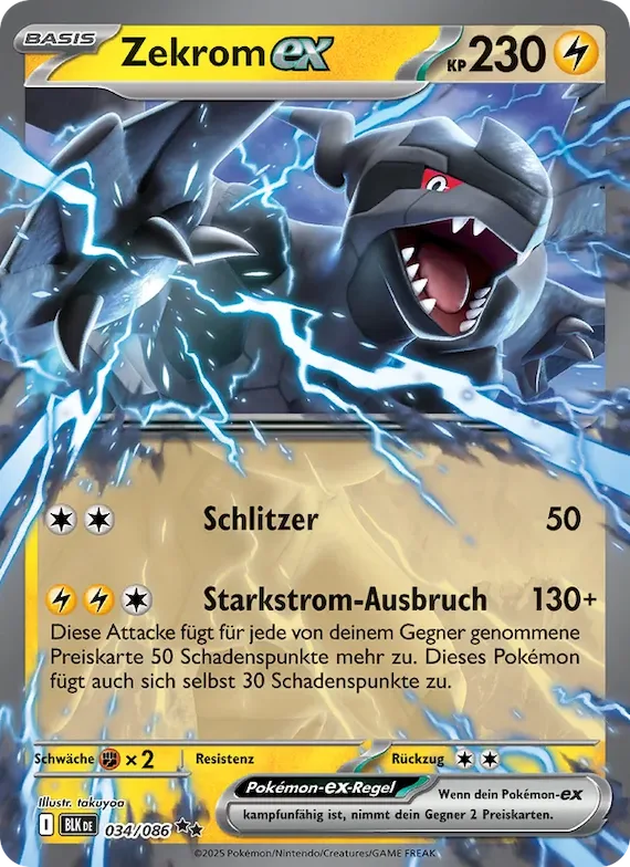Zekrom-ex 34 – Schwarze Blitze