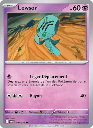 Lewsor n° 40 – Foudre Noire