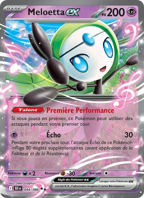 Meloetta-ex 44 – Foudre Noire