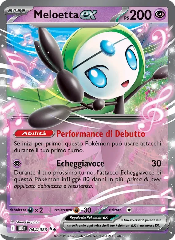 Meloetta-ex 44 – Luce Nera