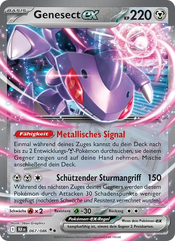 Genesect-ex 67 – Schwarze Blitze