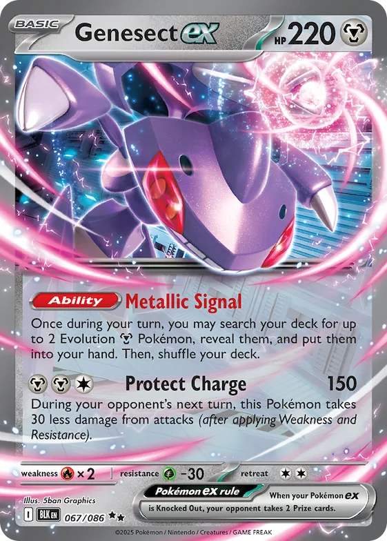 Genesect ex #67 – Black Bolt