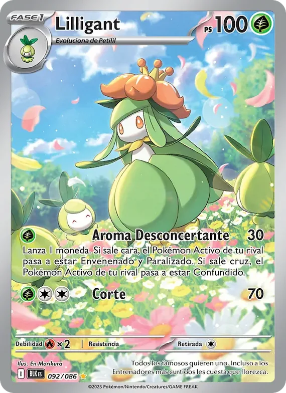 Lilligant 92 – Fulgor Negro