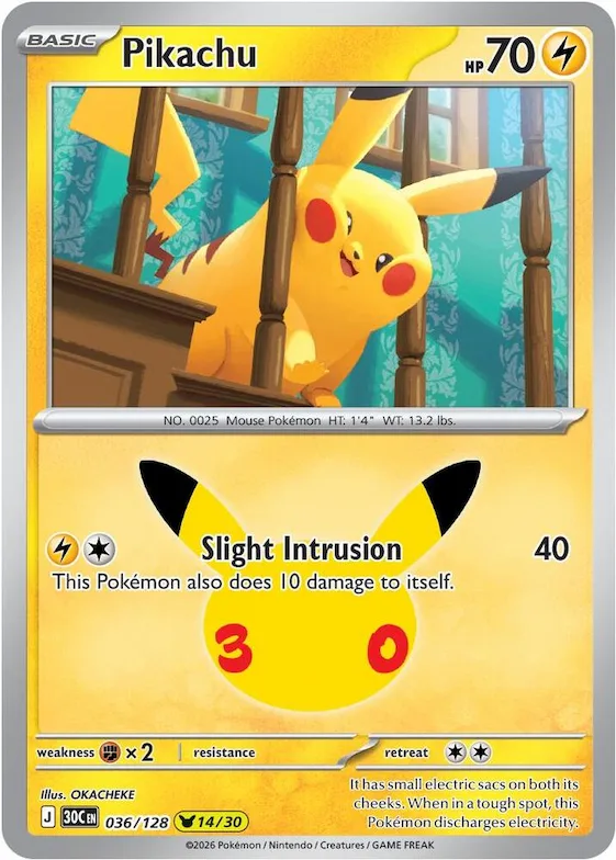 Pikachu 36 – 30 Jahre