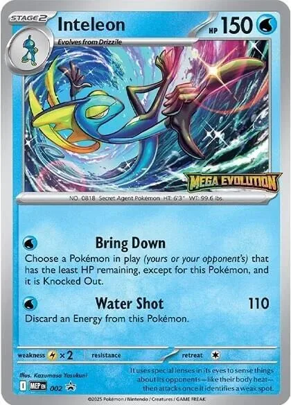 Inteleon - 002 #2 – Mega Evolution Promo