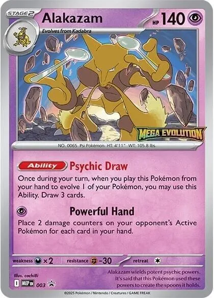 Alakazam - 003 #3 – Mega Evolution Promo