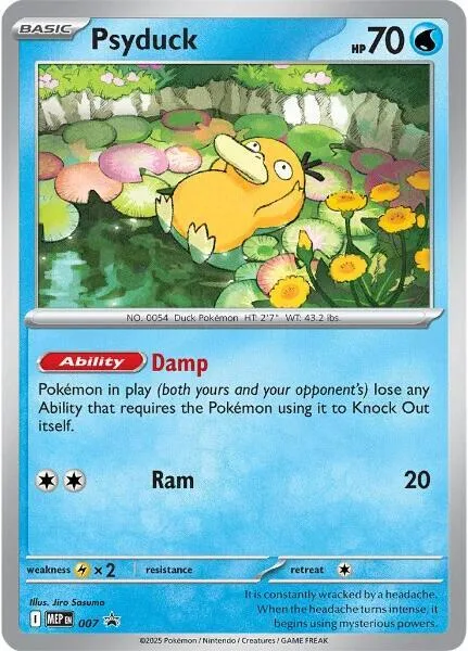 Psyduck - 007 #7 – Mega Evolution Promo
