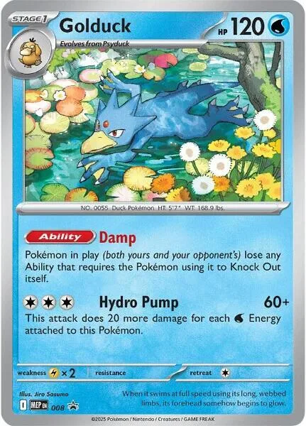 Golduck - 008 #8 – Mega Evolution Promo