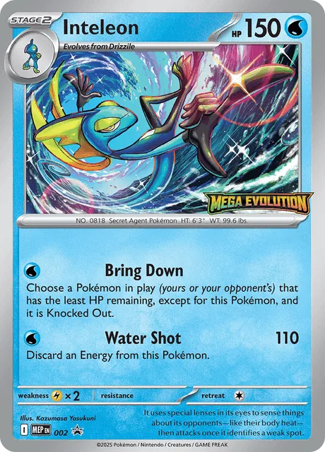 Inteleon - 002 [Staff] #2 – Mega Evolution Promo