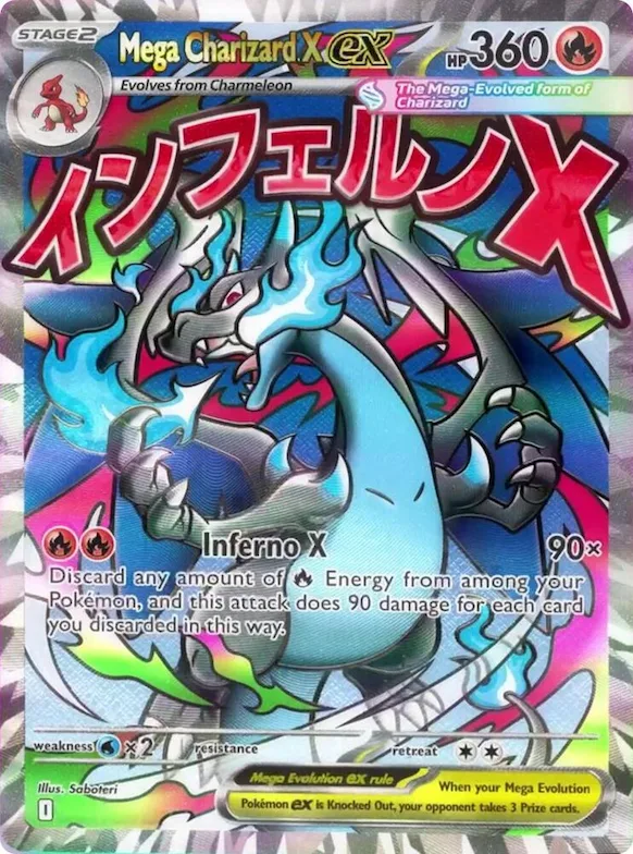 Mega Charizard X ex - 023 #23 – Mega Evolution Promo