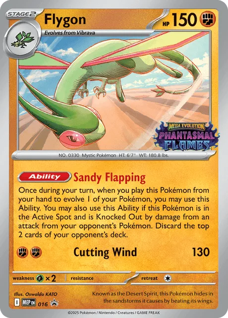 Flygon (Prerelease) [Staff] #16 – Mega Evolution Promo