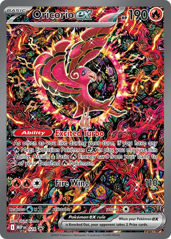 Oricorio ex - 024 #24 – Mega Evolution Promo