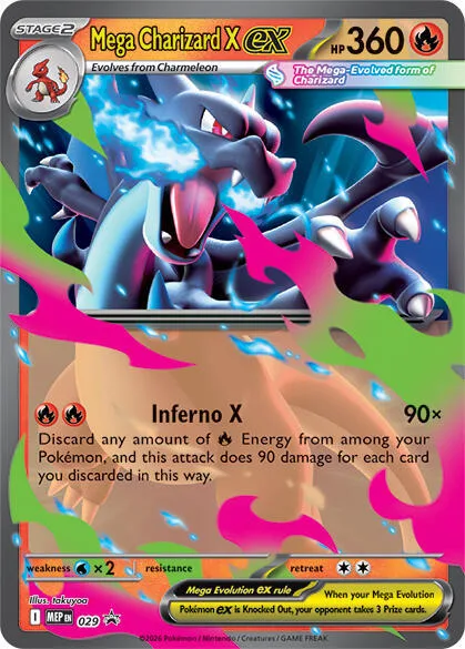 Mega Charizard X ex - 029 #29 – Mega Evolution Promo