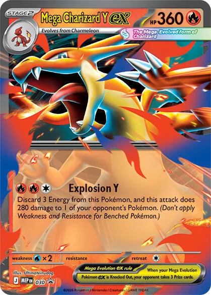 Mega Charizard Y ex - 030 #30 – Mega Evolution Promo