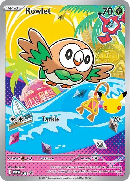 Rowlet - 043 #43 – Mega Evolution Promo