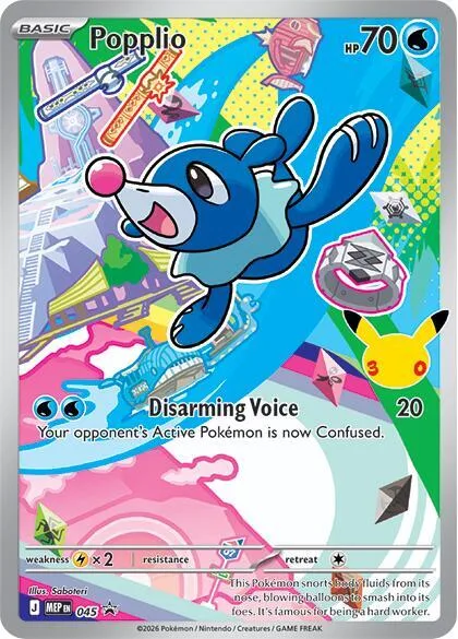 Popplio - 045 #45 – Mega Evolution Promo