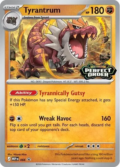 Tyrantrum - 066 #66 – Mega Evolution Promo