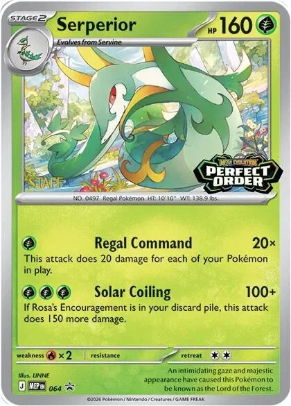 Serperior - 064 [Staff] #64 – Mega Evolution Promo