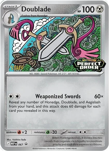 Doublade - 067 [Staff] #67 – Mega Evolution Promo
