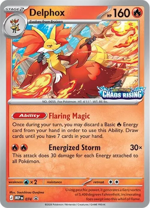 Delphox - 074 #74 – Mega Evolution Promo
