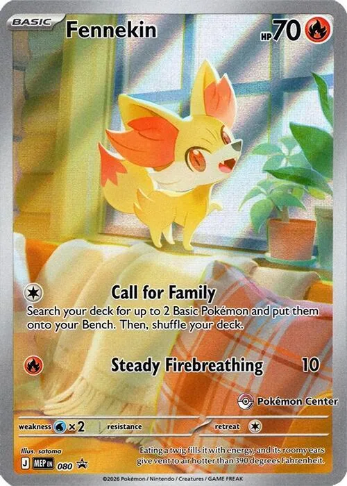 Fennekin - 080 (Pokemon Center Exclusive) #80 – Mega Evolution Promo