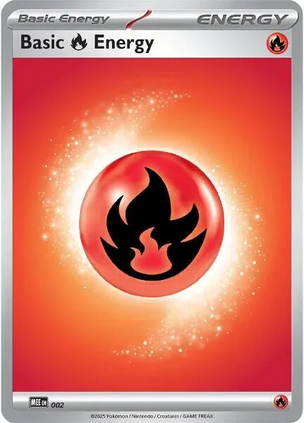Basic Fire Energy - 002 #2 – Mega Evolution Energies