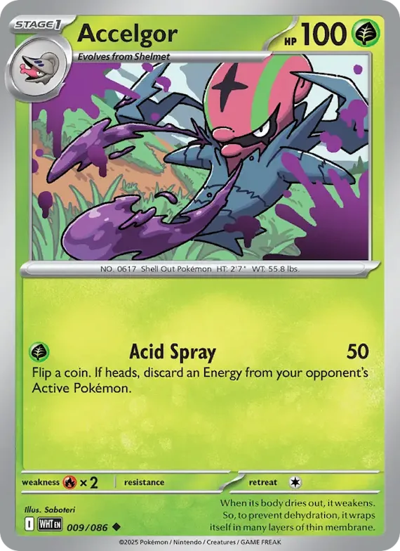Accelgor (Master Ball Pattern) #9 – White Flare