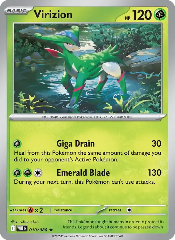 Virizion (Master Ball Pattern) #10 – White Flare