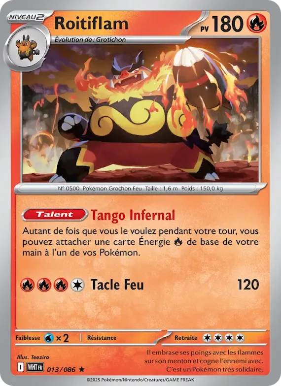 Roitiflam (motif Master Ball) 13 – Flamme Blanche