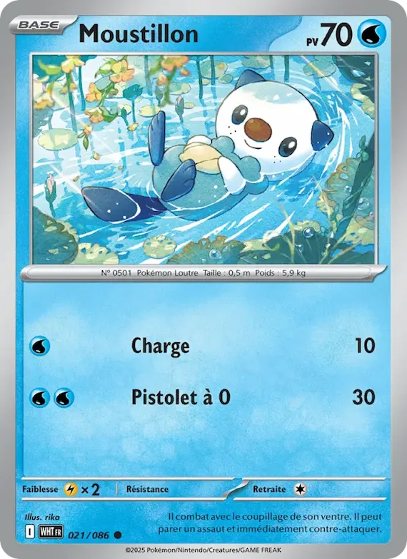 Moustillon (motif Master Ball) 21 – Flamme Blanche