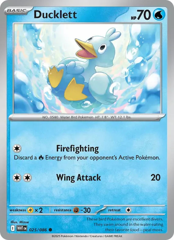 Ducklett (Master Ball Pattern) #25 – White Flare