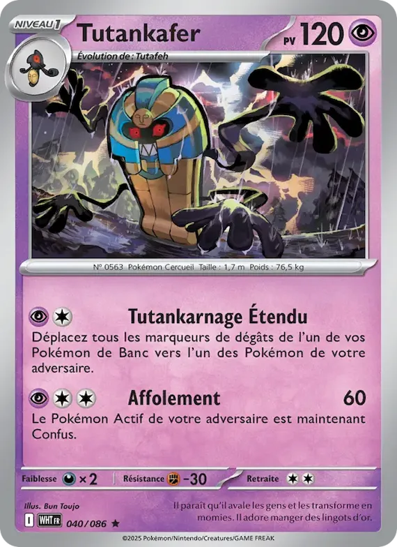 Tutankafer (motif Master Ball) 40 – Flamme Blanche