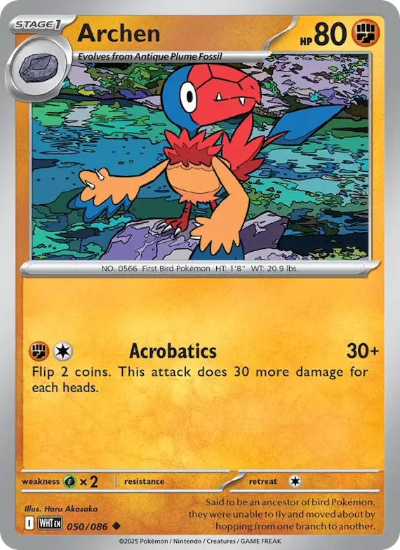 Archen (Master Ball Pattern) #50 – White Flare