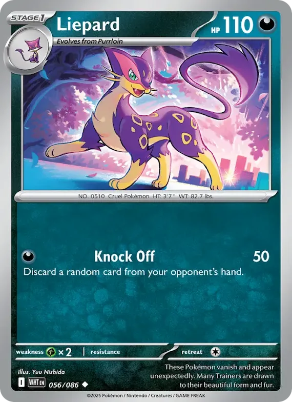 Liepard (Master Ball Pattern) #56 – White Flare