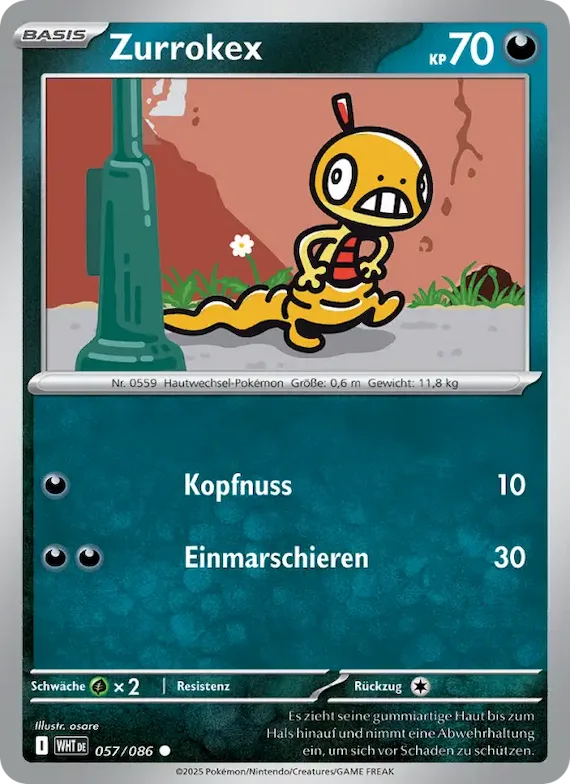 Zurrokex (Meisterball-Muster) 57 – Weiße Flammen
