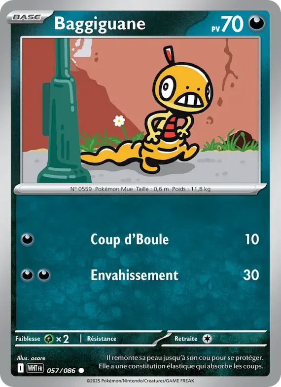 Baggiguane (motif Master Ball) 57 – Flamme Blanche