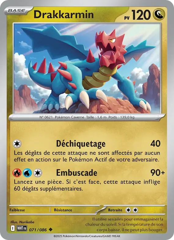 Drakkarmin (motif Master Ball) 71 – Flamme Blanche
