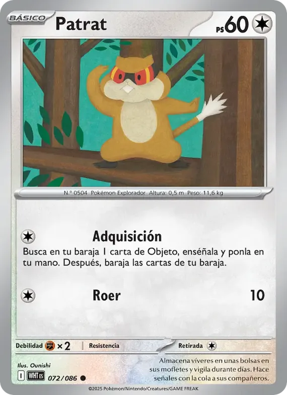 Patrat (motivo Master Ball) 72 – Llama Blanca
