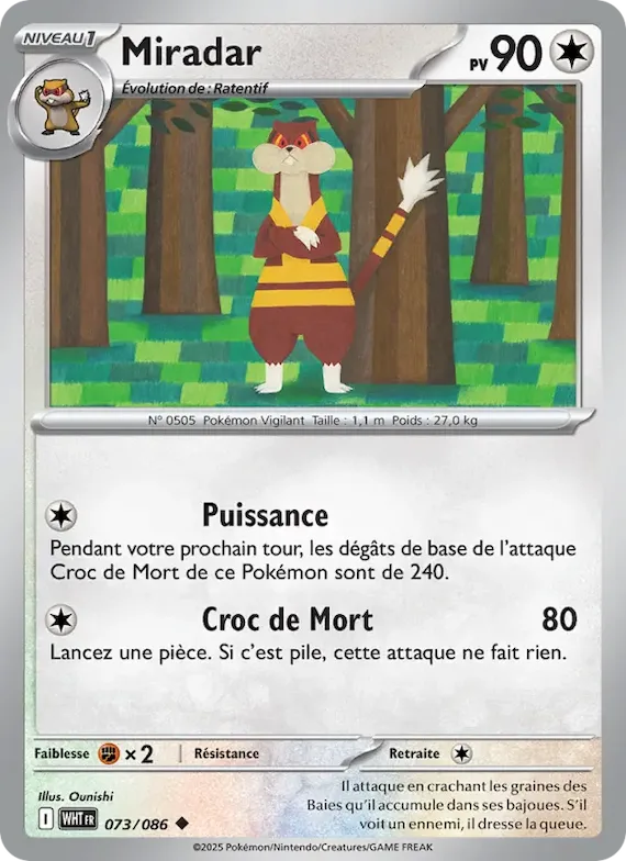 Miradar (motif Master Ball) 73 – Flamme Blanche
