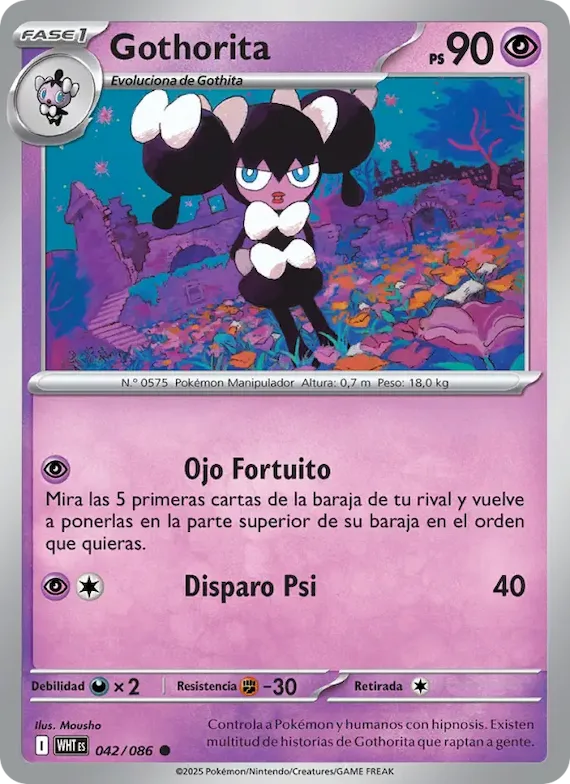Gothorita (motivo Poké Ball) 42 – Llama Blanca